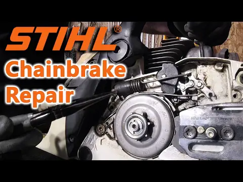 Stihl Chainbrake Repair :How To (Ground Saw)