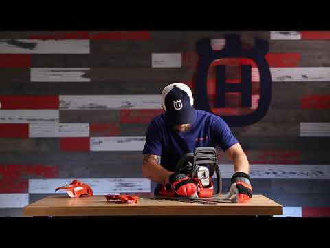 How to Remove the Bar and Chain on a Chainsaw | Husqvarna