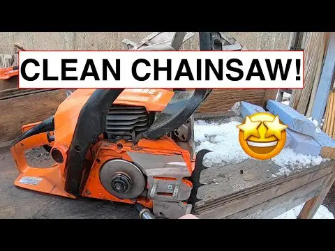 The EASIEST Way To Clean A Chainsaw
