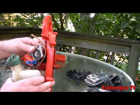 Husqvarna 125B Leaf Blower Disassemble and Rebuild