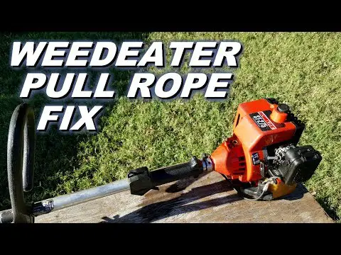 Quick easy Weedeater pull string fix