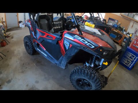 Fixing Up A 2015 Polaris RZR 900 - Replacing A Brake Hose And Bleeding The Brakes