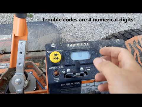 Scag Mower Check Engine Light Trouble Code Reading. How do I read the blink codes on my mower?