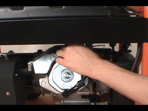 Changing the Spark Plug - Generac Portable Generator