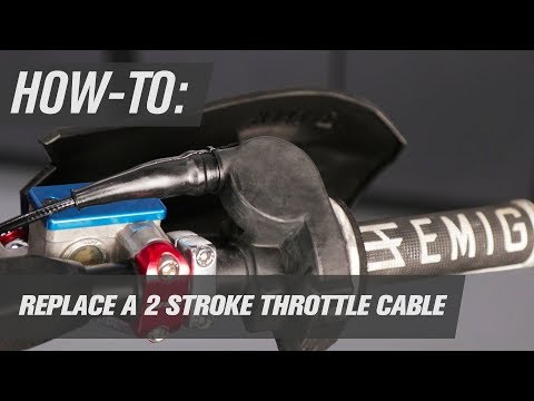 How To Replace a 2 Stroke Motorcycle Throttle Cable