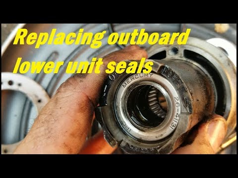 Replacing Lower Unit Seals on an Outboard Boat Motor WITHOUT Expensive Tools!