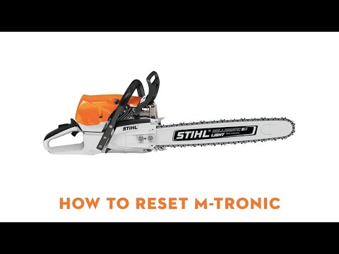 How to Reset STIHL M-Tronic | STIHL M-Tronic Engine Management System | STIHL Maintenance | STIHL GB