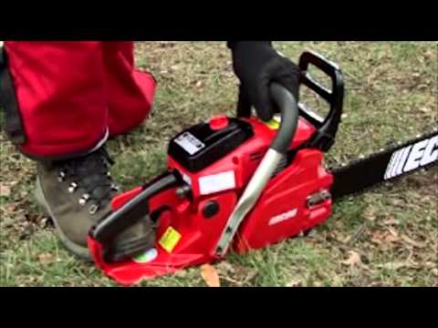 Chainsaw Basics: How to Start a Gas Chainsaw