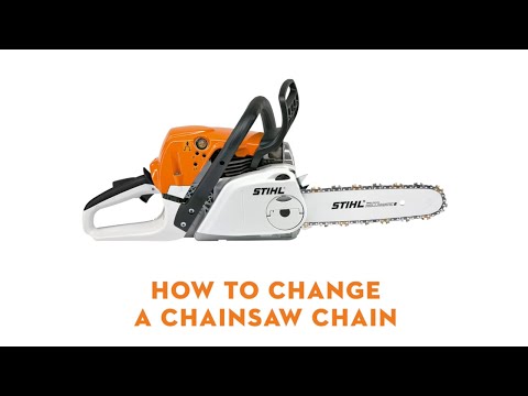 How To Replace Your STIHL Chainsaw Chain | Chainsaw Maintenance | STIHL Chainsaw | STIHL GB