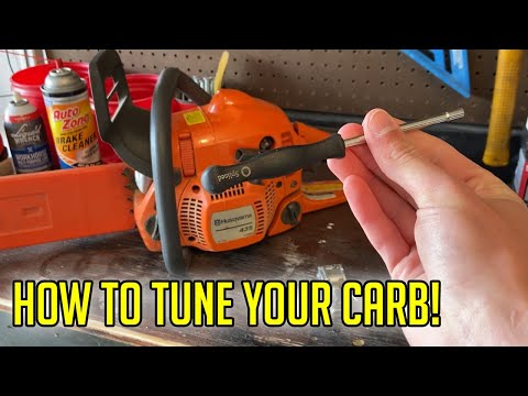 How To Adjust / Tune a Chainsaw Carburetor | Husqvarna Stihl BEST Way