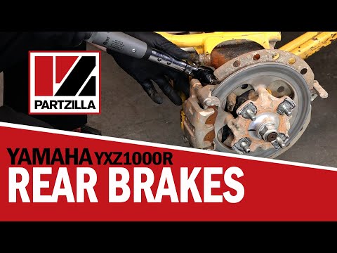 Yamaha YXZ1000R Rear Brake Pad Change | How to Change the Rear Brake Pads on a YXZ1000R