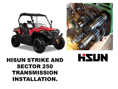 HISUN 250 TRANSMISSION INSTALL