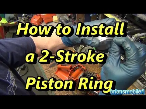 How to Install a 2 Stroke Piston Ring Quick Tip