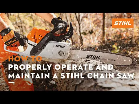 How to Properly Operate and Maintain a STIHL Chain Saw | STIHL Tutorial