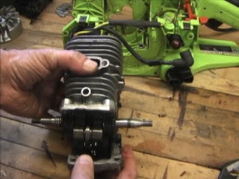 Chainsaw Rebuild Replace Piston, Cylinder. Low Compression. Poulan 2150 Won&#039;t start