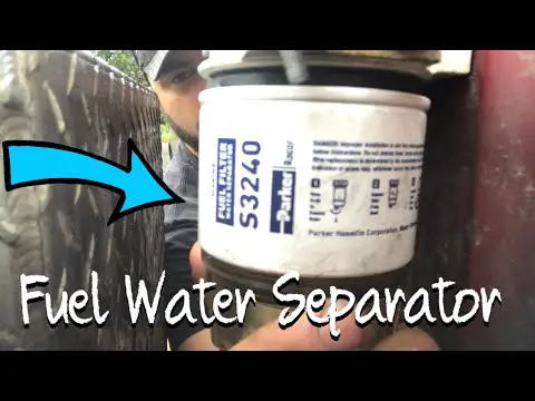 How I Install a Fuel Water Separator Filter
