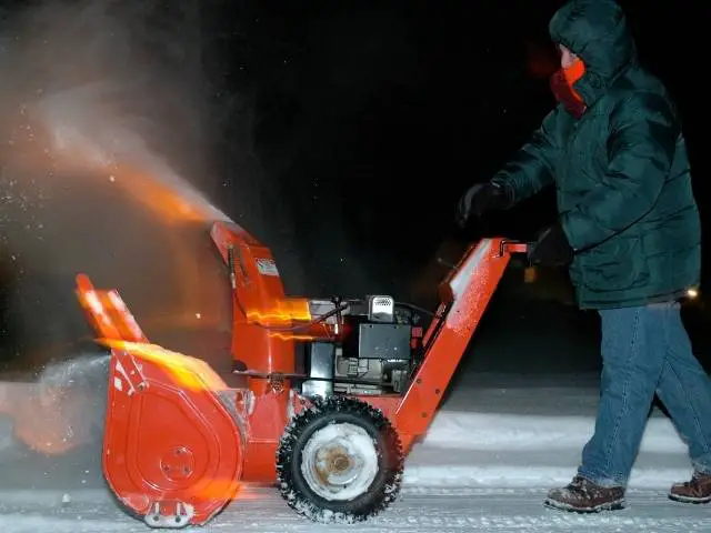What to do when a snowblower is backfiring.