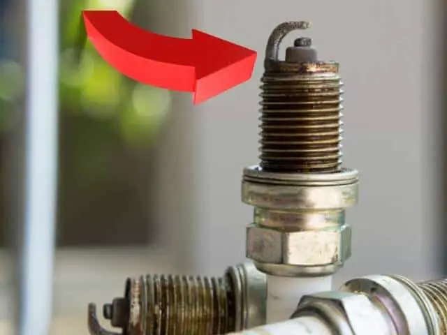 a spark plug with debris or corrosion may inhibit the spark-combusion-compression process needed for a two-stroke engine to run.