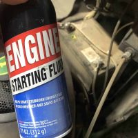 Why a lawn mower only starts with starter fluid.