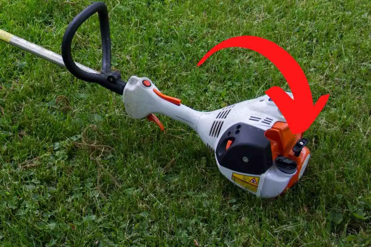 Fix a broken string trimmer pull cord.
