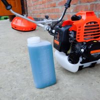 Mixed two-stroke fuel and how to tell.