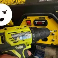 Start generator with drill.
